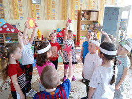 Дети группы «Буратино» покоряют космос Дети группы «Буратино» покоряют космос.